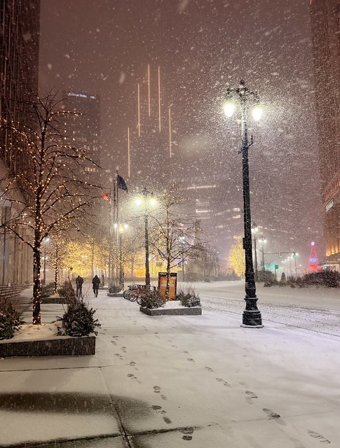 Detroit snow