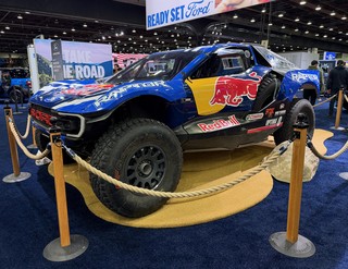 This Red Bull Raptor Race Truck was ridic