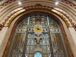 Leaving the Guardian building