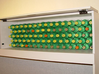 Overhead 1: 312 + 78 = 390 Bottles