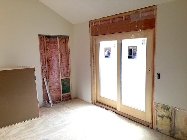 New dining room-deck doors