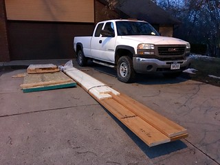Monday, the porch becomes part of the kitchen