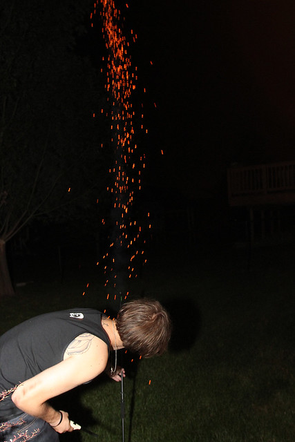 Blowgun + Bottle Rockets