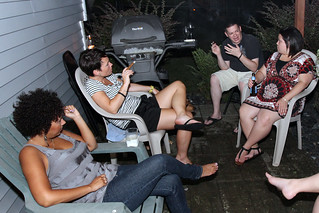 Cigars on the patio
