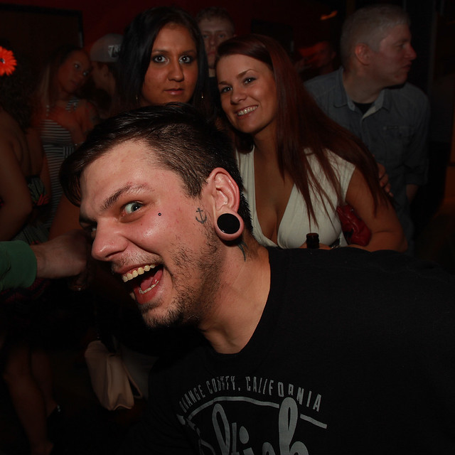 A great photobomb by Aaron