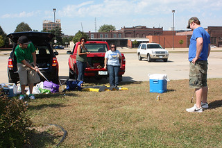 "Kari come take a pic of this stupid game we're playing"