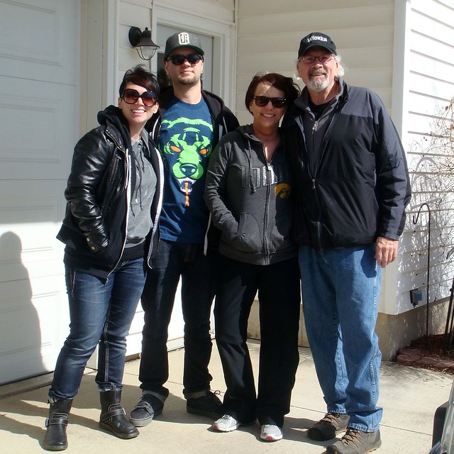 The classic Reynolds family vacation "before shot"