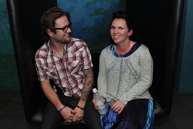 Hanging out at the resort dance club