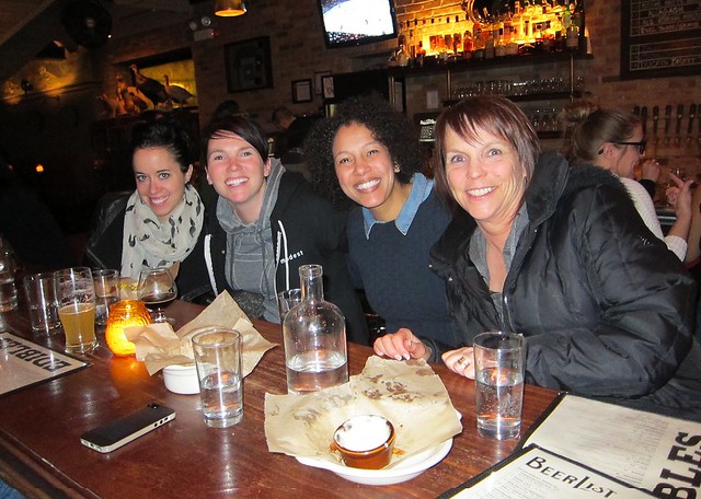 Grabbing dinner with Chicago friends and fam before flying out