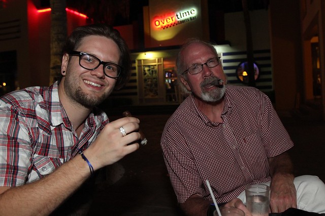 Smokin cigars. Tellin stories. Talkin shit.