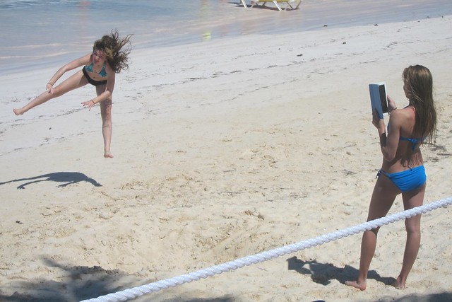 Hey, wanna go take some killer beach pics with my new iPad? Yea.