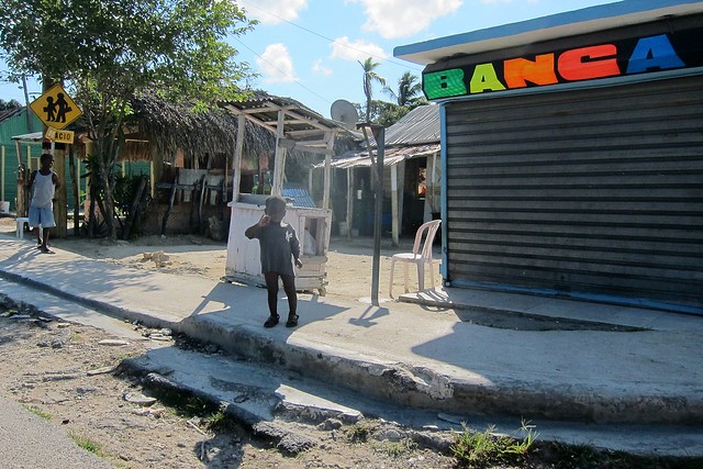 The local kids were really excited about the dune buggies