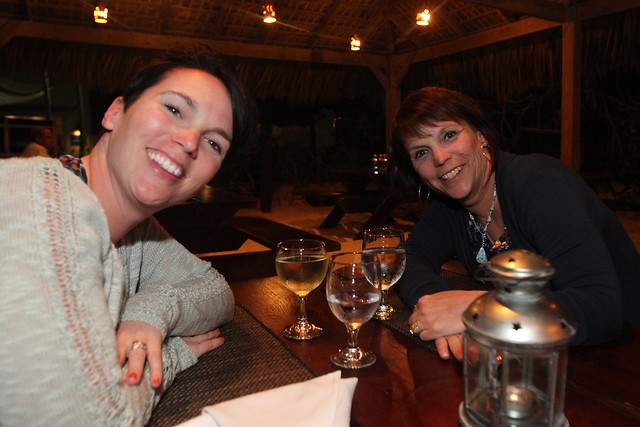 Last dinner. On the beach.