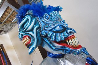 A crazy mask at the Punta Cana airport