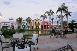 Relaxing on the resort