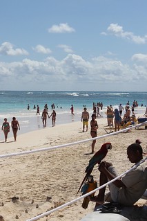 First morning at the beach