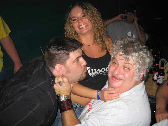 Kevi going in for a kiss