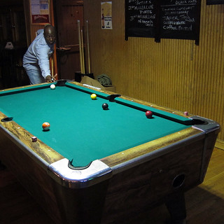 Shootin pool with Justin