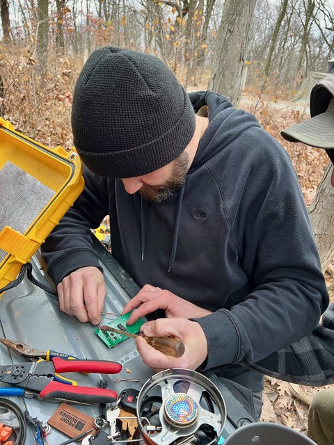 Screwdriver soldering gun