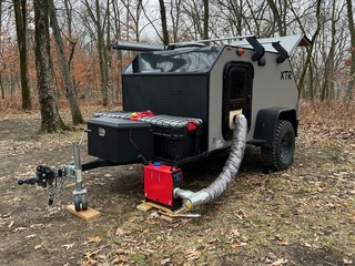 Camper - Diesel heater hooked up