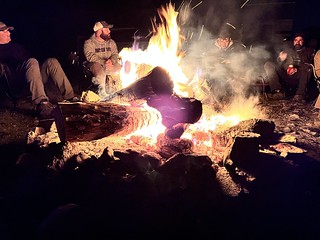 Big ol beach fire