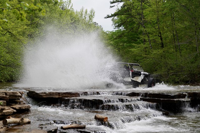 Whippin donuts in the river