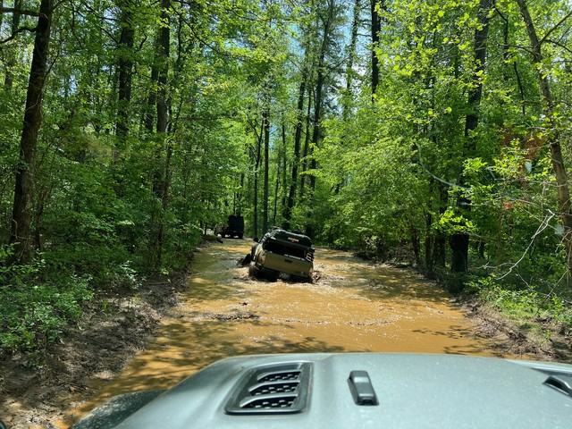 Felt like driving up a river, hah