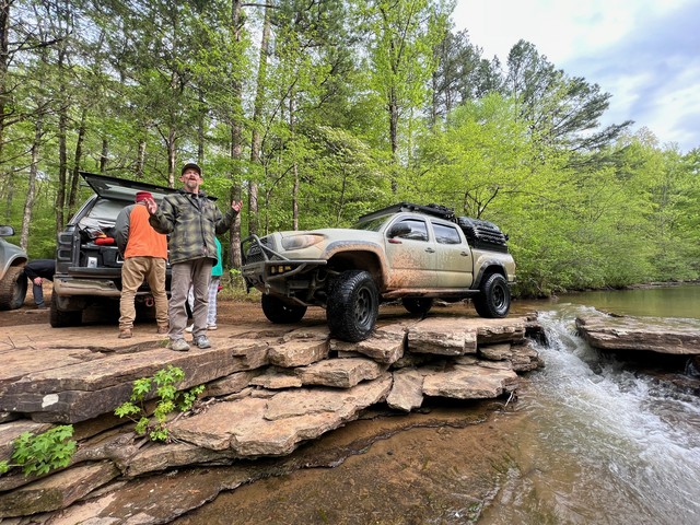 Gettin setup at camp