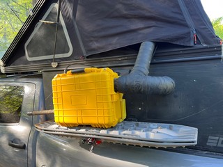 Steve's diesel heater setup