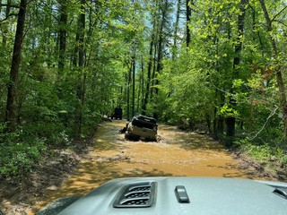 Felt like driving up a river, hah