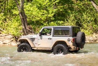 For whatever reason, they sent me first on the larger water crossings, haha