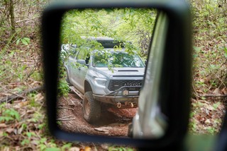 Steve in the rearview