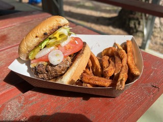 This tasted pretty awesome after a morning of intense trails