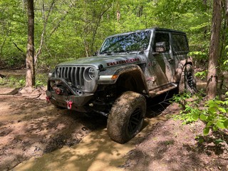 Stretchin out while waiting for Cullen to get through