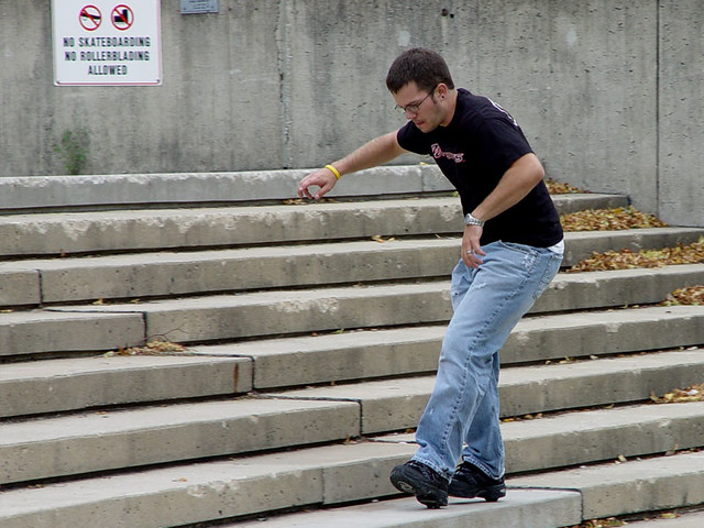 No Skateboarding,  No Rollerblading, Allowed