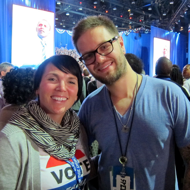 Kari and I at the rally