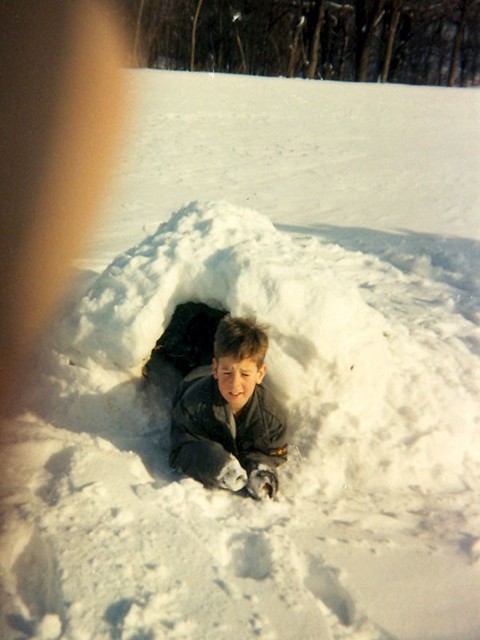 Brandon Dirck in my igloo
