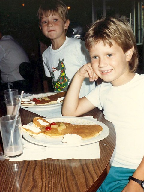 CJ and I's birthdy breakfast at Lucianni's