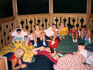 We watched Wayne's World 4 times that night