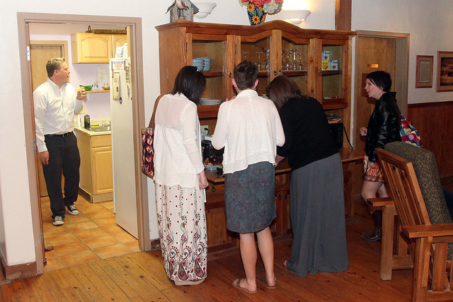 Raiding the hotel kitchen