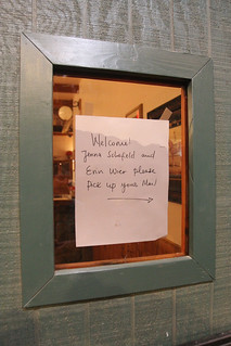 Our friends had mail at the hotel