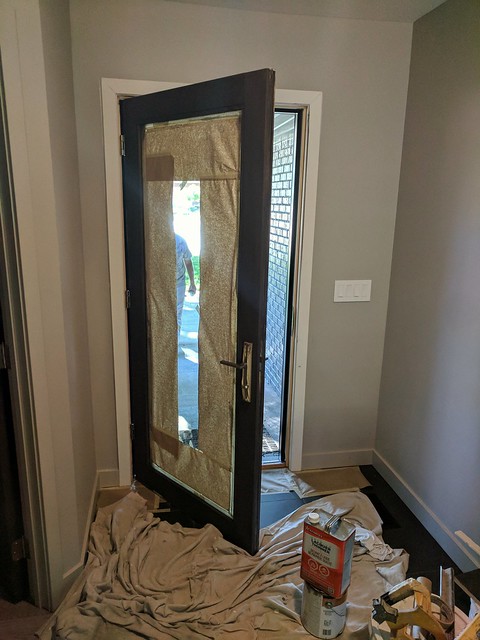 Finishing that entry door
