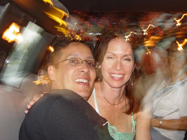 Matthew, Vicki, and a long exposure