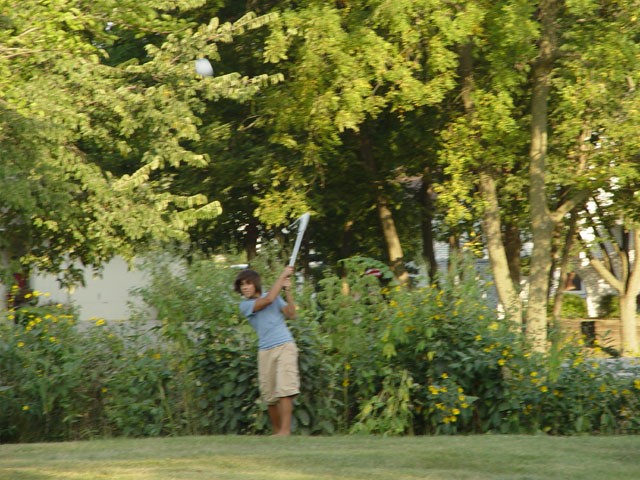 Anthony playing monster golf