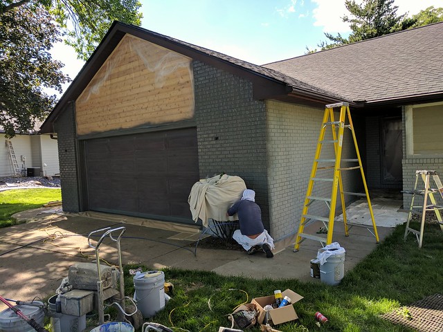 Layin down that dark gray