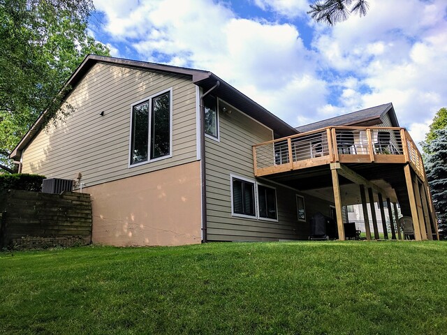 The North corner of our house before paint