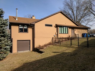 The side of the house and old "shed"