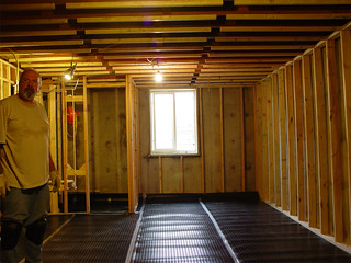 Building - Some Dry-lock type stuff to seal out moisture and help with temperature.