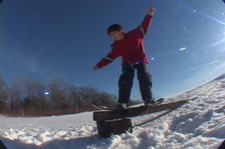 Erich Rexroth - Erich with a 50-50 on the snowskate