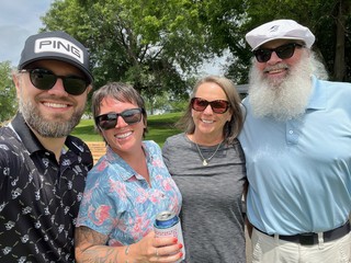 Golf - Brought the girls out with us today